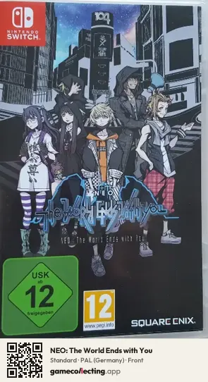 NEO: The World Ends with You Nintendo Switch, Germany box front