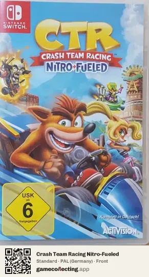Crash Team Racing Nitro-Fueled Nintendo Switch, Germany box front