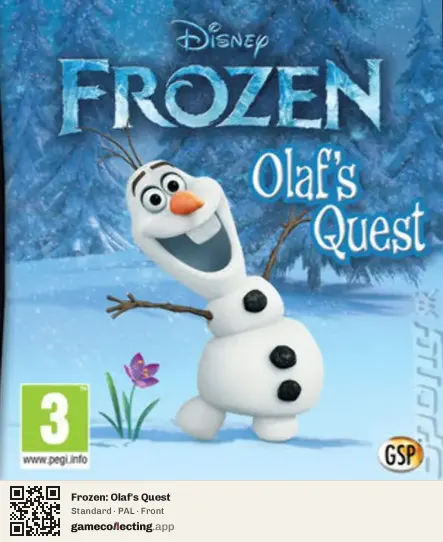 Frozen: Olaf's Quest Nintendo DS, PAL box front