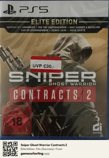 Sniper Ghost Warrior Contracts 2 PlayStation 5, Germany box front