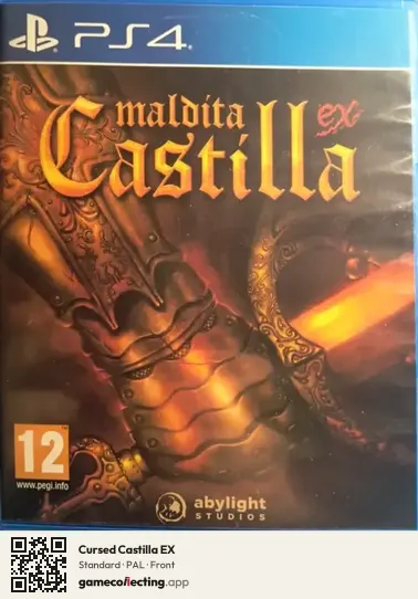 Cursed Castilla EX PlayStation 4, PAL box front