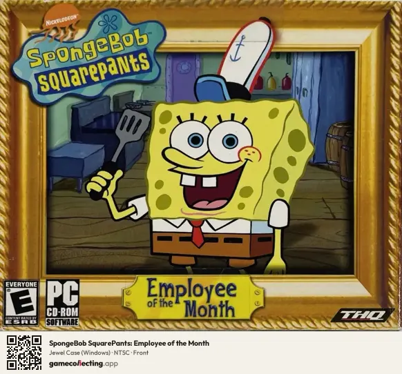 SpongeBob SquarePants: Employee of the Month Computer, NTSC box front