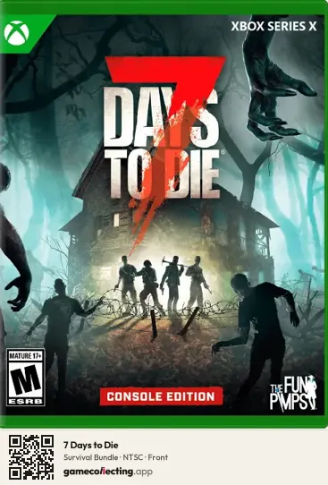 7 Days to Die Xbox Series X, NTSC box front