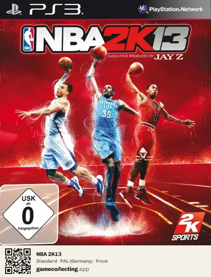 NBA 2K13 PlayStation 3, Germany box front