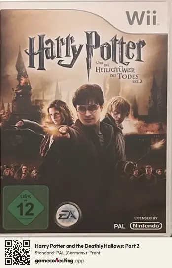 Harry Potter and the Deathly Hallows: Part 2 Nintendo Wii, Germany box front