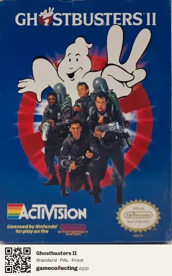 Ghostbusters II Nintendo Entertainment System, PAL box front