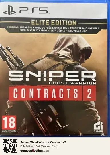 Sniper Ghost Warrior Contracts 2 PlayStation 5, France box front