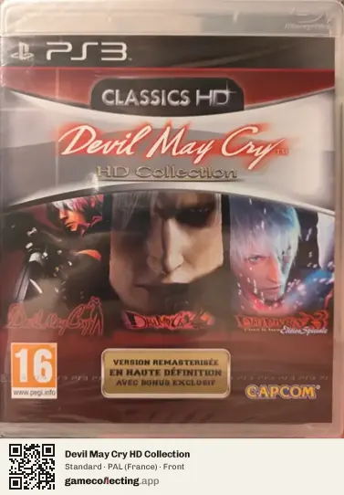 Devil May Cry HD Collection PlayStation 3, France box front