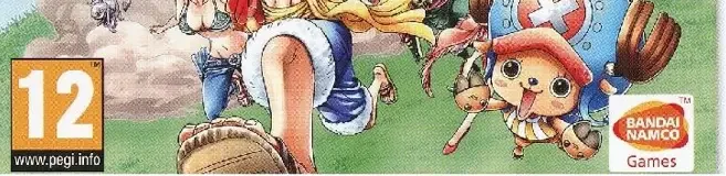 One Piece: Unlimited World Red, the PEGI square on its front