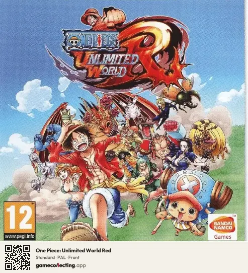 One Piece: Unlimited World Red Nintendo 3DS, PAL box front