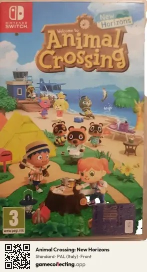 Animal Crossing: New Horizons Nintendo Switch, Italy box front