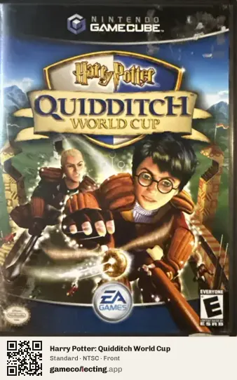 Harry Potter: Quidditch World Cup Nintendo GameCube, NTSC box front