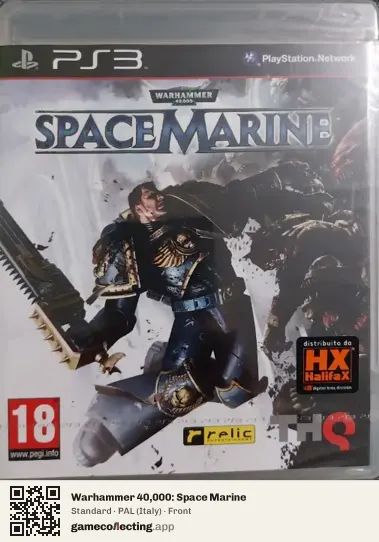 Warhammer 40,000: Space Marine PlayStation 3, Italy box front
