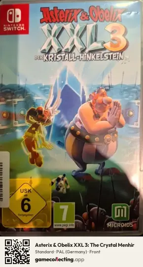 Asterix & Obelix XXL 3: The Crystal Menhir Nintendo Switch, Germany box front
