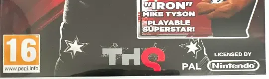 WWE '13, the PEGI square on its front