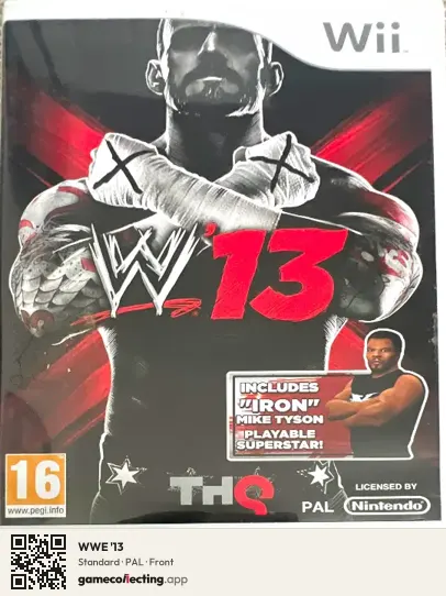 WWE '13 Nintendo Wii, PAL box front