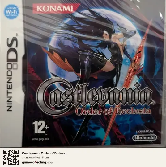 Castlevania: Order of Ecclesia Nintendo DS, PAL box front