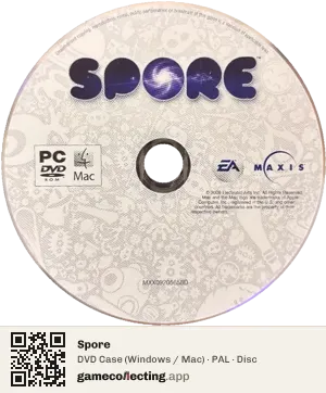 Spore Computer, PAL disc