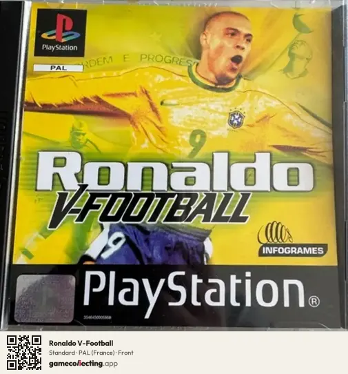 Ronaldo V-Football PlayStation, France box front