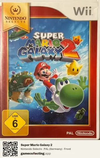 Super Mario Galaxy 2 Nintendo Wii, Germany box front