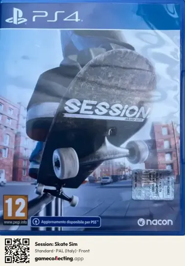 Session: Skate Sim PlayStation 4, Italy box front