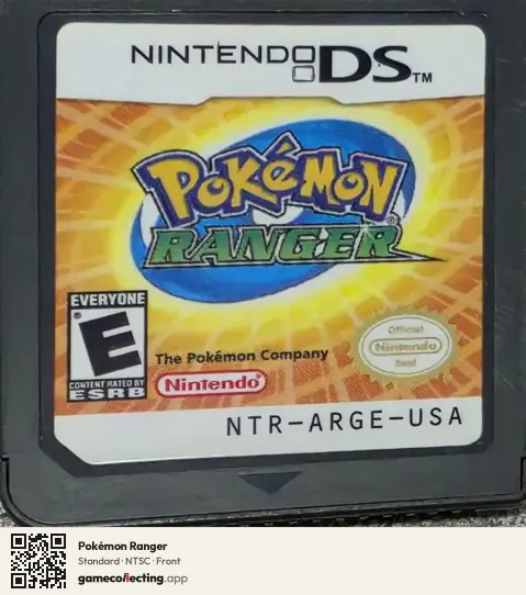 Pokémon Ranger Nintendo DS, NTSC box front