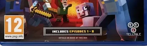 Minecraft: Story Mode, the USK square on its front