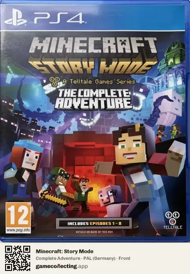 Minecraft: Story Mode PlayStation 4, Germany box front