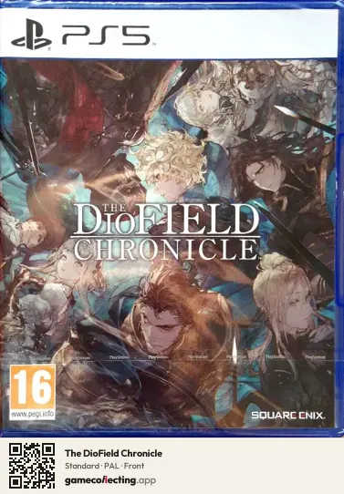 The DioField Chronicle PlayStation 5, PAL box front