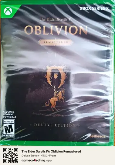 The Elder Scrolls IV: Oblivion Remastered Xbox Series X, NTSC box front