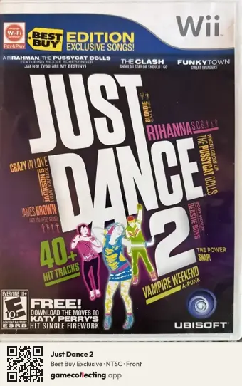 Just Dance 2 Nintendo Wii, NTSC box front