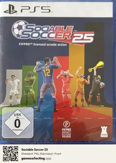 Sociable Soccer 25 PlayStation 5, Germany box front