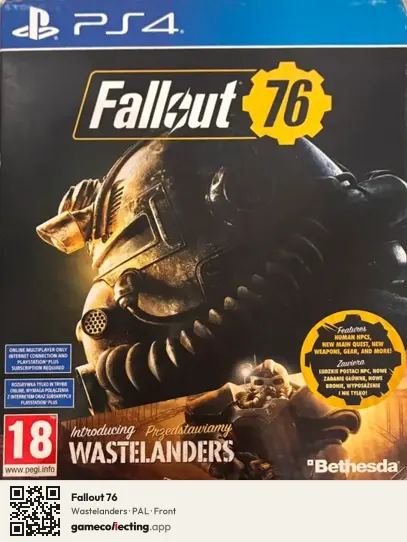 Fallout 76 PlayStation 4, PAL box front