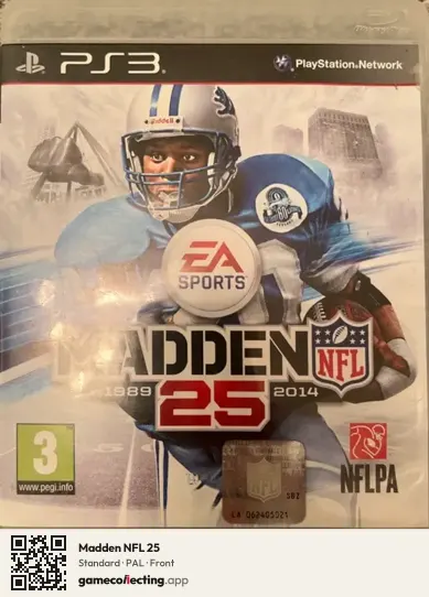 Madden NFL 25 PlayStation 3, PAL box front