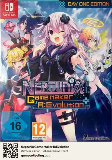Neptunia Game Maker R:Evolution Nintendo Switch, Germany box front