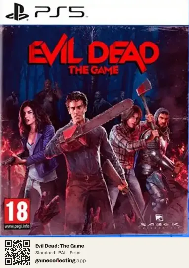 Evil Dead: The Game PlayStation 5, PAL box front