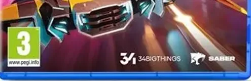 Redout 2, the PEGI square on its front