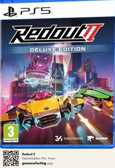 Redout 2 PlayStation 5, PAL box front