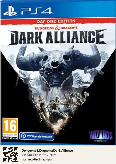 Dungeons & Dragons: Dark Alliance PlayStation 4, PAL box front