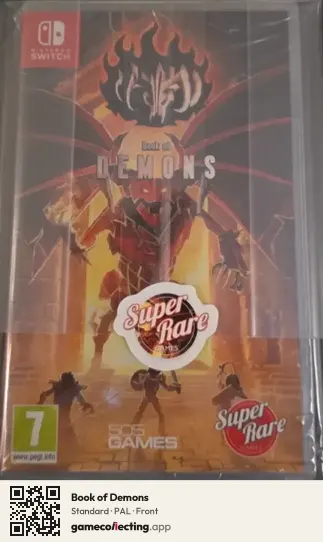Book of Demons Nintendo Switch, PAL box front
