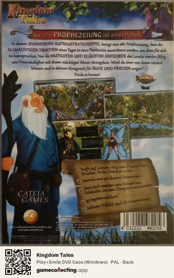 Kingdom Tales Computer, PAL box back