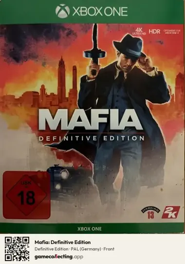 Mafia: Definitive Edition Xbox One, Germany box front