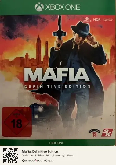 Mafia: Definitive Edition Xbox One, Germany box front