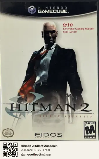 Hitman 2: Silent Assassin Nintendo GameCube, NTSC box front