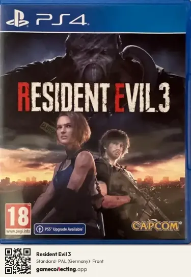 Resident Evil 3 PlayStation 4, Germany box front