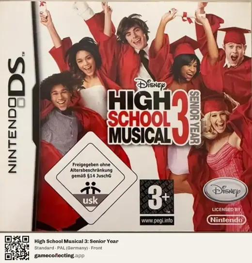 High School Musical 3: Senior Year Nintendo DS, Germany box front
