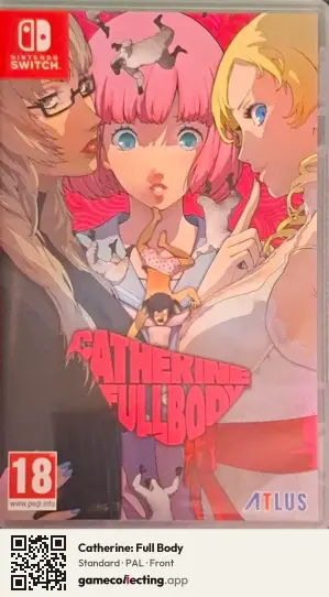 Catherine: Full Body Nintendo Switch, PAL box front