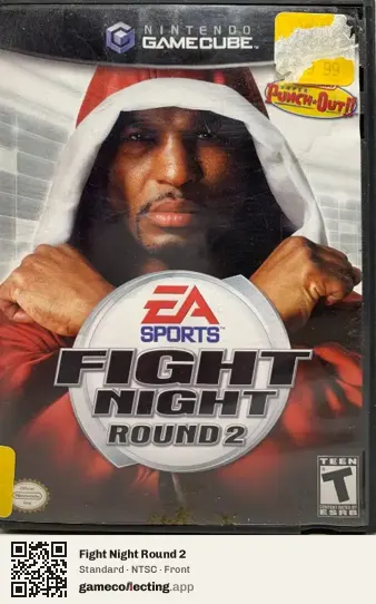 Fight Night Round 2 Nintendo GameCube, NTSC box front