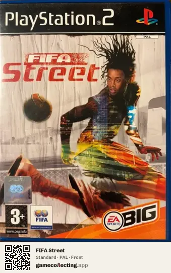 FIFA Street PlayStation 2, PAL box front