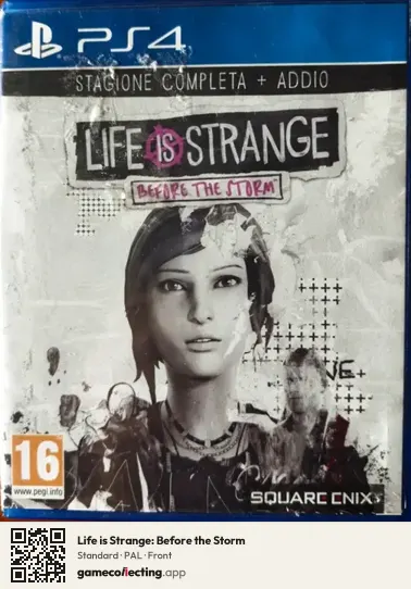 Life is Strange: Before the Storm PlayStation 4, PAL box front